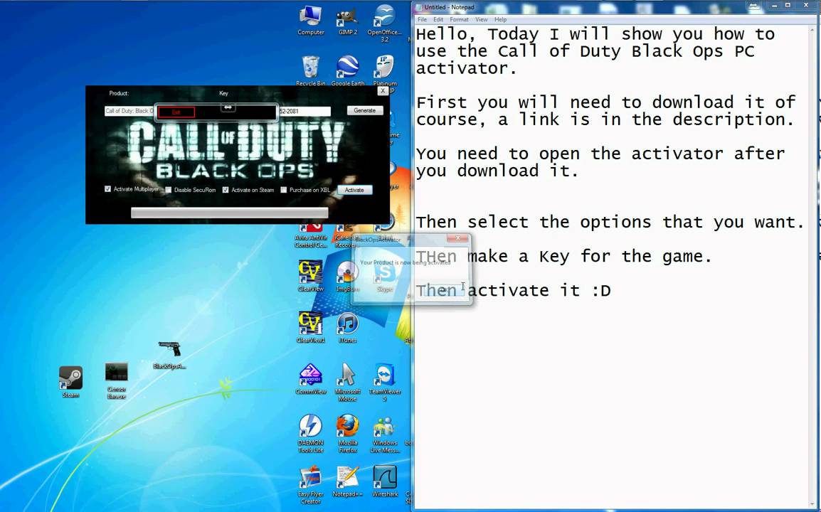call of duty black ops 2 pc steam code